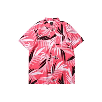 Vans CHECKER FLORAL Shirt Men's Pink