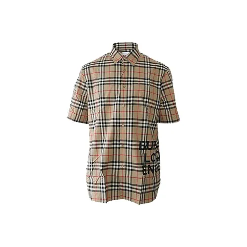 Burberry Shirt Men's Archive Beige