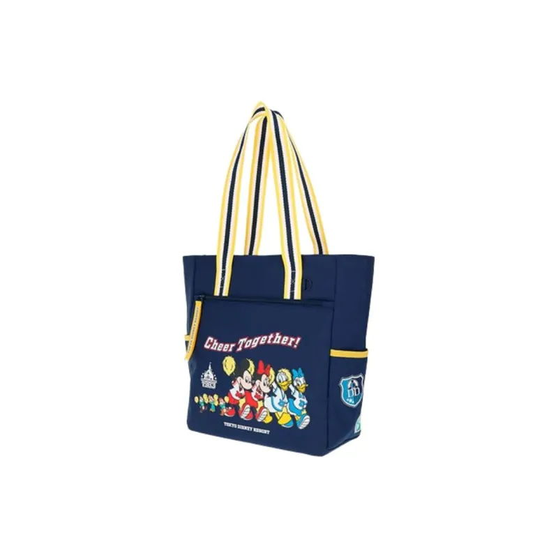 Disney Polyester Tote Bag, Shopping Bag, Handbag, Shoulder Bag Large Size Women's Multicolor-1