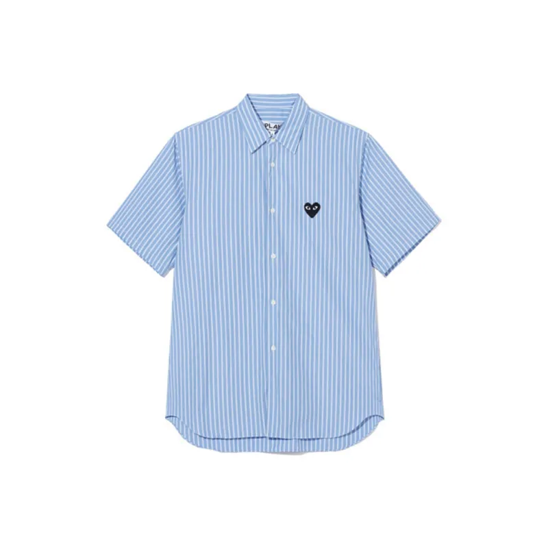CDG Play Shirt Men's Light Blue-0