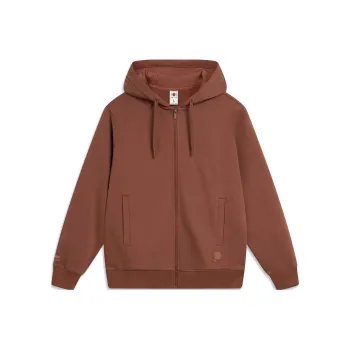 LiNing Sports Life Collection Sweatshirt Unisex Milk Coffee Brown