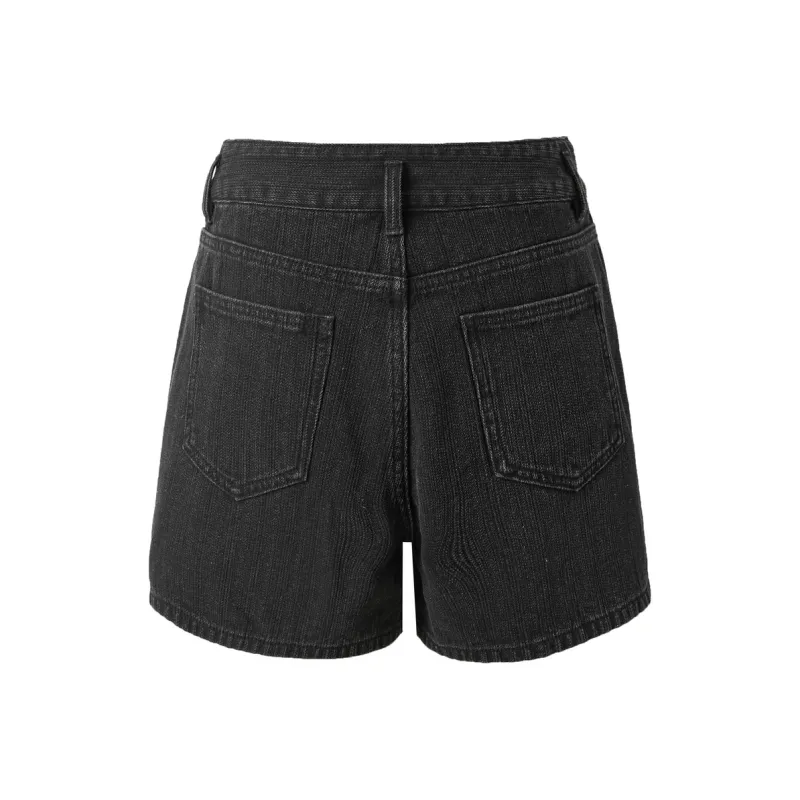 3COLOUR Denim Shorts Women's Raven-1