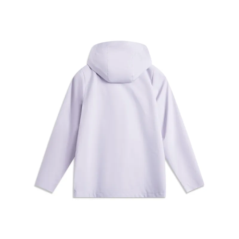 LiNing Sports Trend Series Trench Coat Women's Sea Salt Purple-1