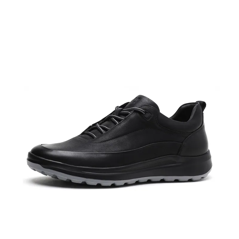 ELLE HOMME Low Top Casual Shoes Men's Black-0