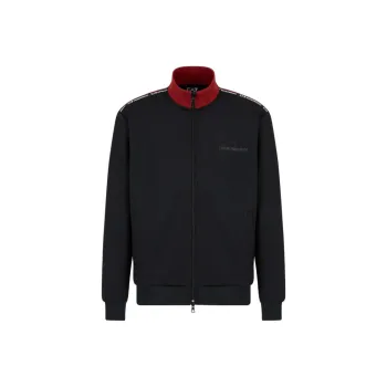 EMPORIO ARMANI Logo Printed Zipped Jacket