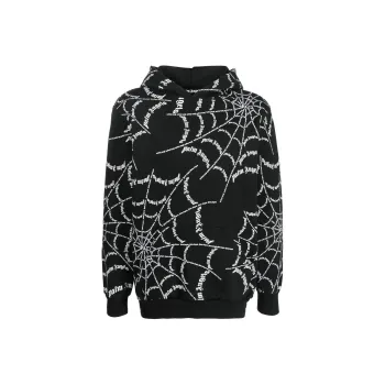PALM ANGELS Spider Web Hoodie