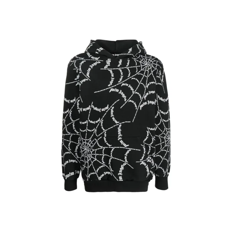 PALM ANGELS Spider Web Hoodie-0