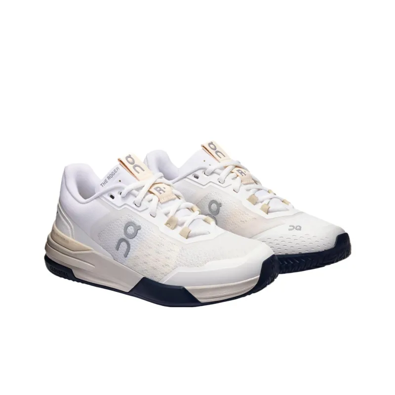 On The Roger Advantage Pro Clay White Cream Women's-2
