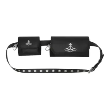 Vivienne Westwood Polyurethane Belt Women's Black 