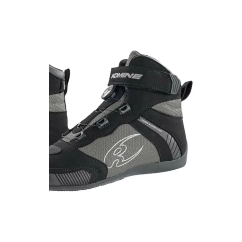 KOMINE SAFETY&INNOVATION Waterproof Motorcycle Shoes Unisex Gray-2