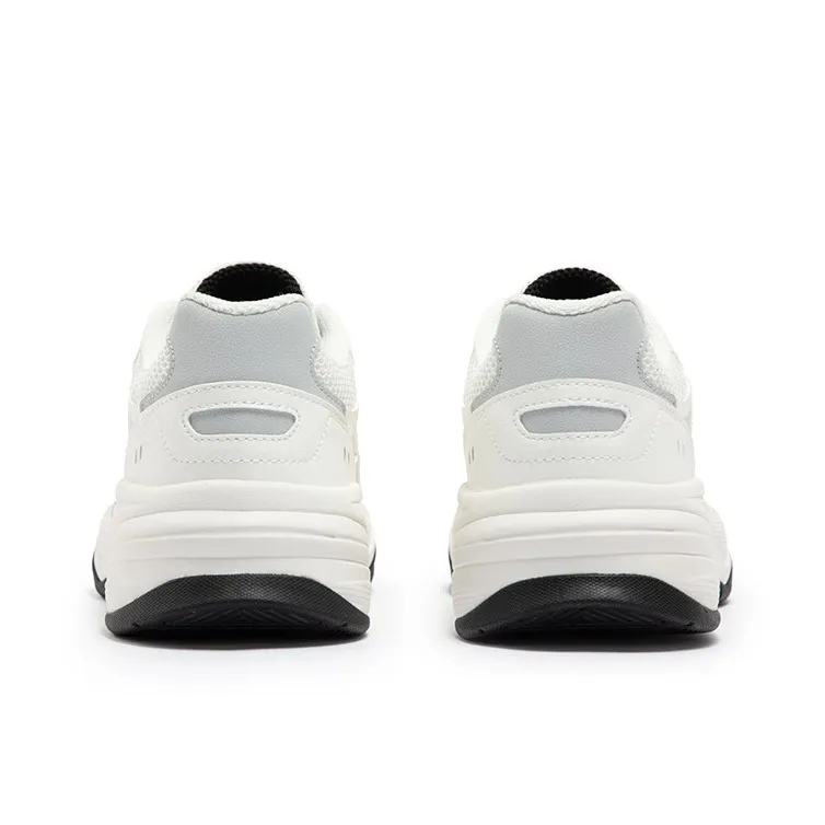 361° Sailing Series Breathable And Wear resistant Low Top Chunky Sneakers Men's White Black-3