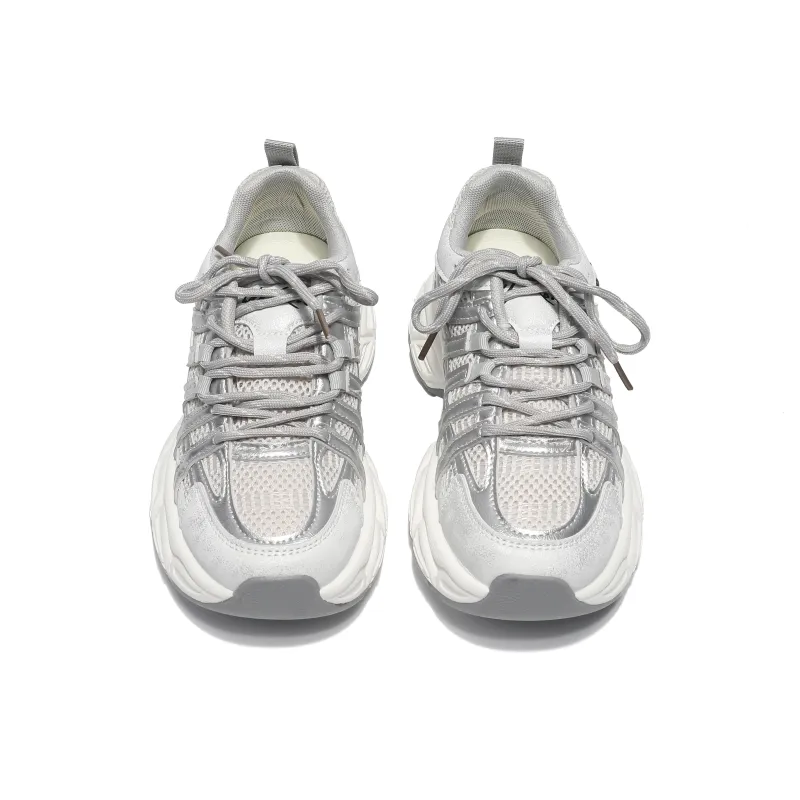 Yang Nianhua Cushioning, Slip Resistant, And Abrasion Resistant Low Top Chunky Sneakers Women's-7