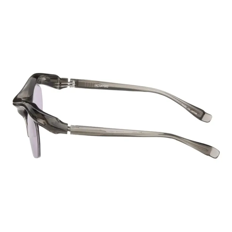 Factory900 Acetate Irregular Shape Sunglasses Unisex Gray-2