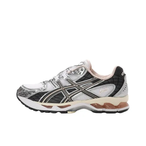 Asics GEL Nimbus 10.1 Anti Slip Wear Resistant Low Top Casual Running Shoes Unisex White Black Gray