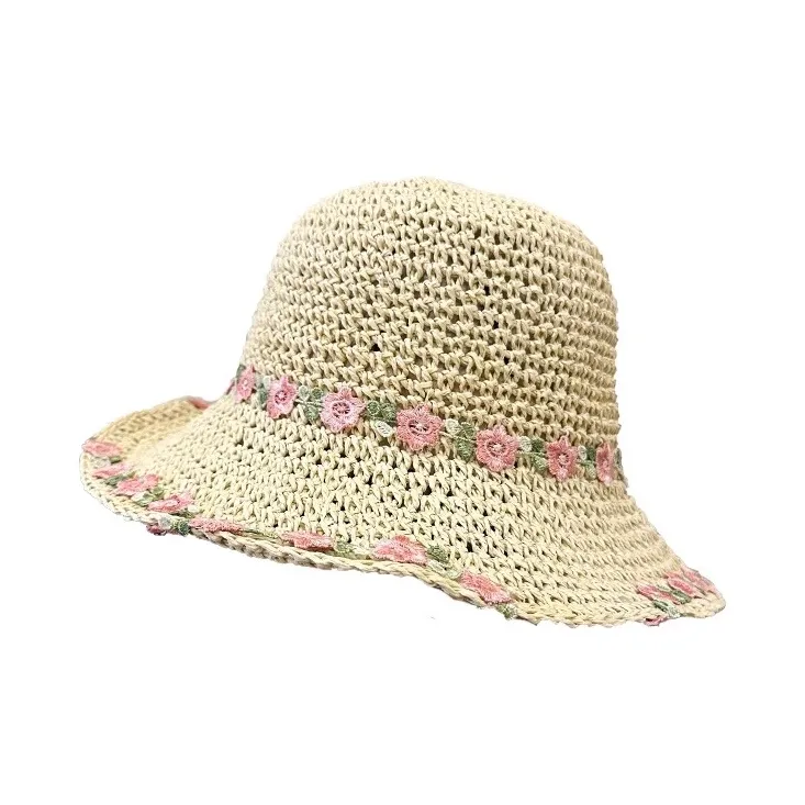 DZP Paper Reed Sun Protection Hats Unisex-4
