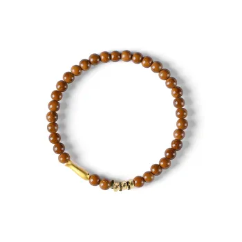 FANGYUANXIAOFU Kuka Premium High Throw Single Wrap Round Bead Bodhi Seed Bracelet Unisex
