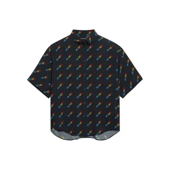 Balenciaga Blncg Large Fit Shirt