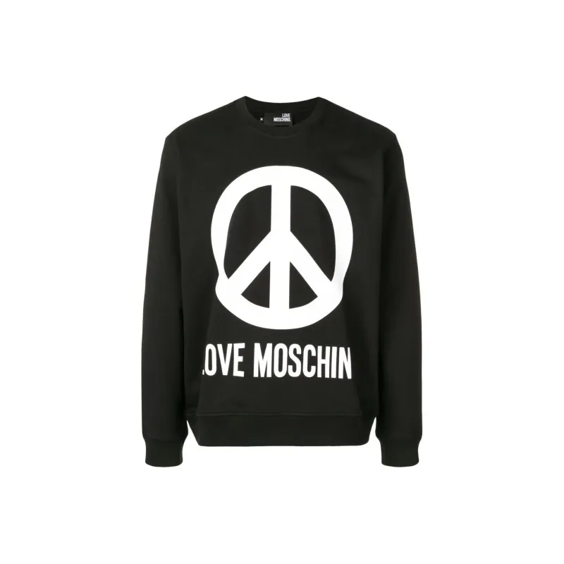 LOVE MOSCHINO Sweatshirt Men's Black-0