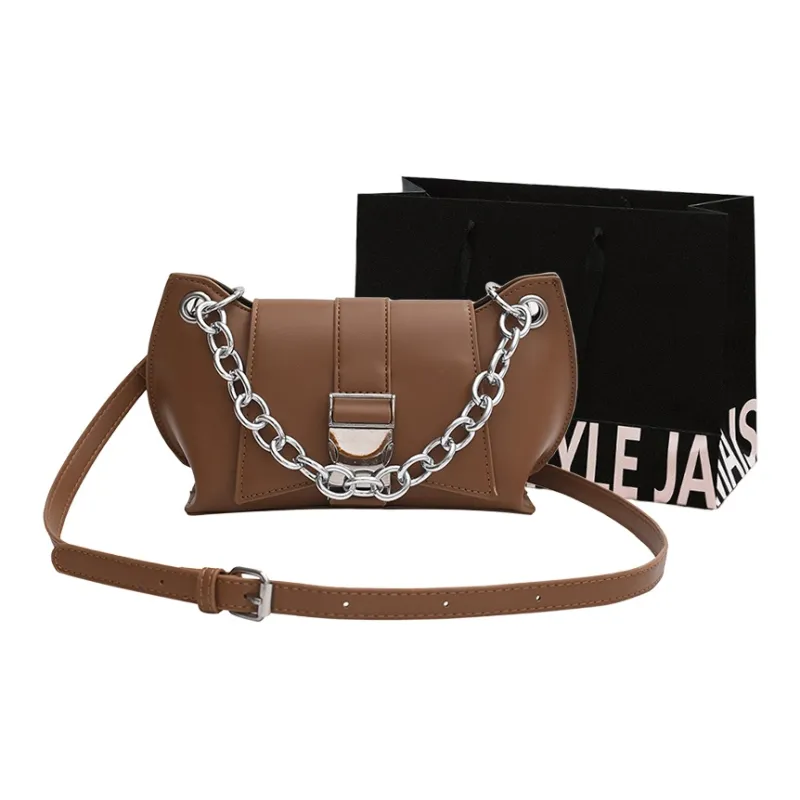 Cwatcun PU Shoulder Bag Women's White/Pink/Coffee/Black-12