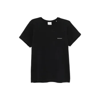 ISABEL MARANT Zafferh Logo Embroidered Crewneck T Shirt