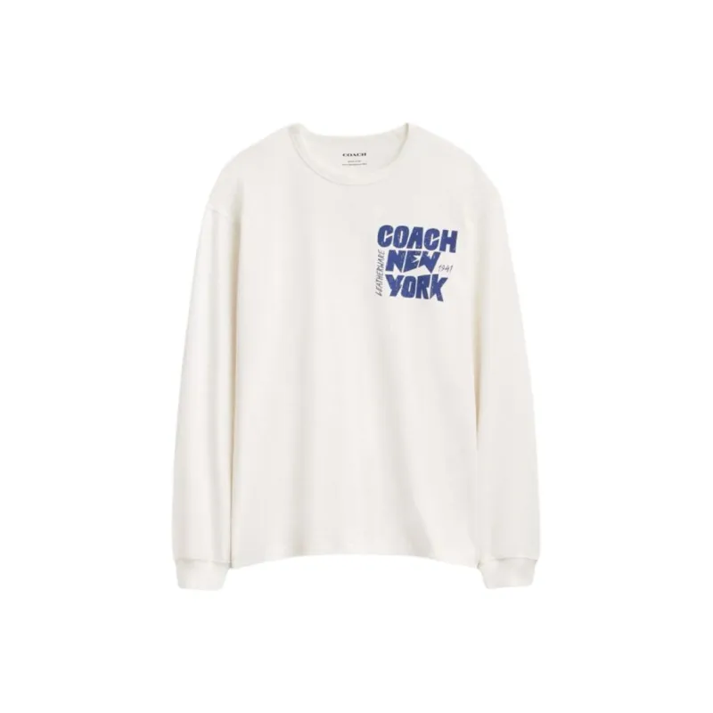 COACH T-Shirts Men White-0