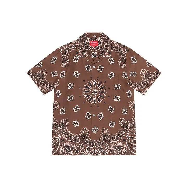 Supreme Bandana Silk S/S Shirt-2