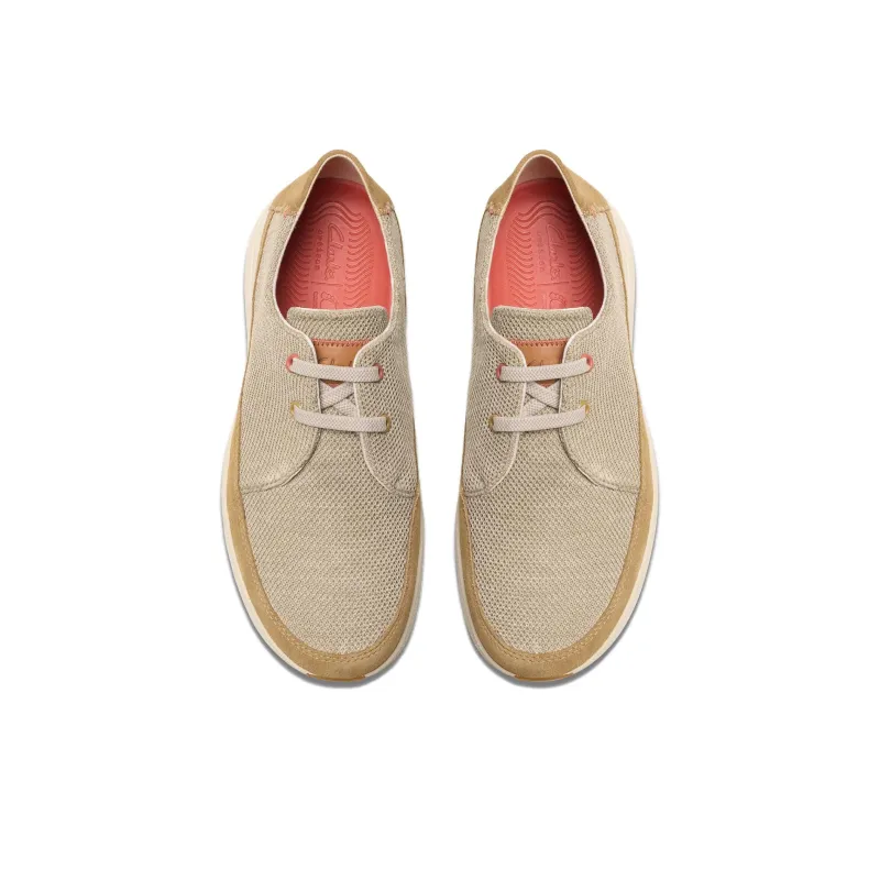Clarks Easeway Lace Men's Casual Shoes Men's Sand-3
