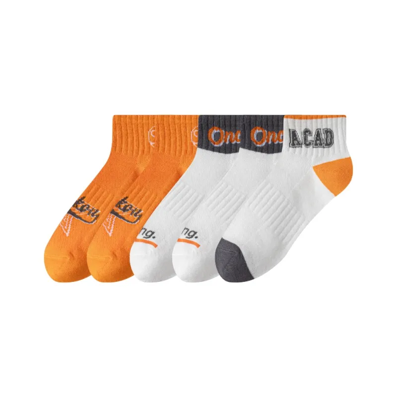 FAIRWHALE Mid Calf Socks Unisex 5 Pack-20