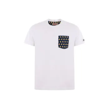 MC2 Saint Barth Blanche Contrast Pocket Crewneck T Shirt
