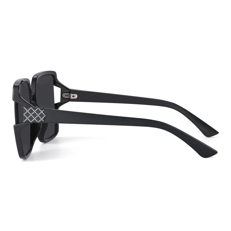 PULAIS TR/Memory Plastic Square Sunglasses Unisex-3