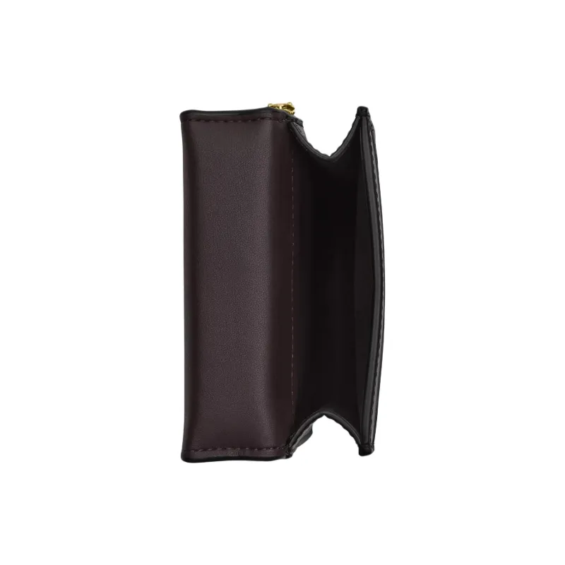 COACH Coated Canvas Cell Phone Pouch Mini Women's Black-2