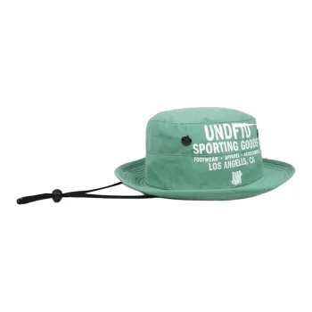 UNDEFEATED Cotton Polyester Blend Bucket Hats Unisex Green