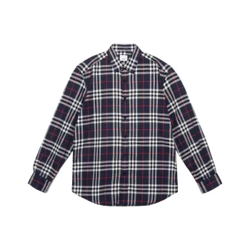 Burberry Vintage Shirt Men's Marine Blue