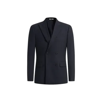 ZIOZIA x TONGQINNANZHUANG Spring Business Suit Men's Navy Blue