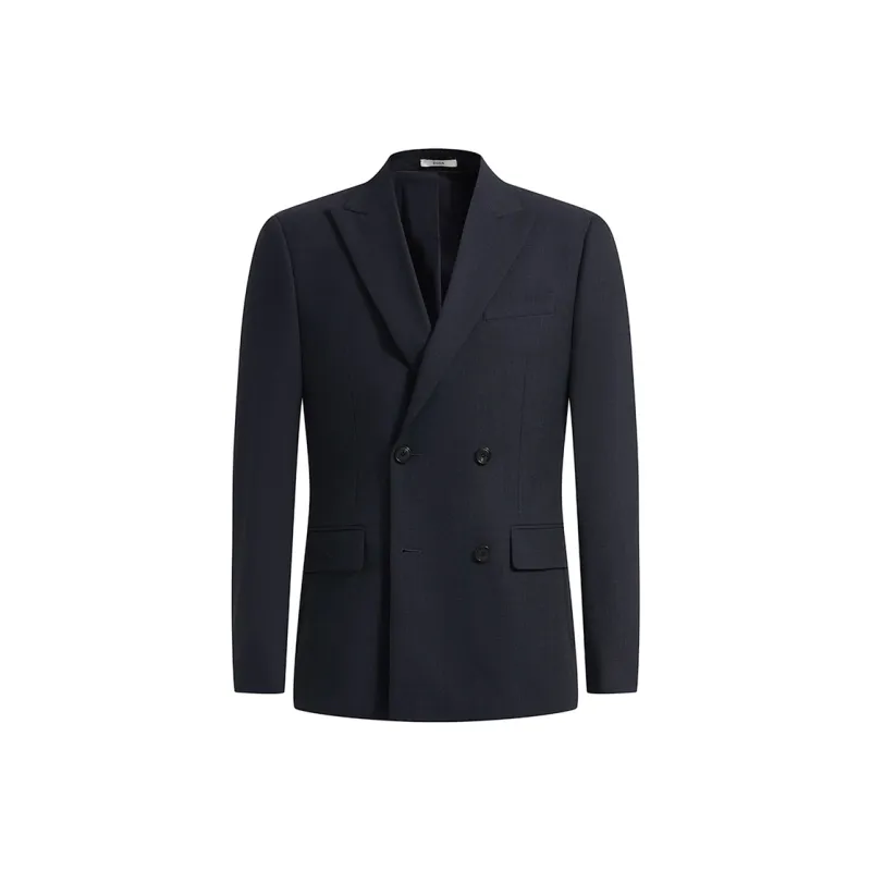 ZIOZIA x TONGQINNANZHUANG Spring Business Suit Men's Navy Blue-0