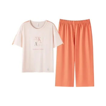 LUYOUYE Pajama Set Women's Orange