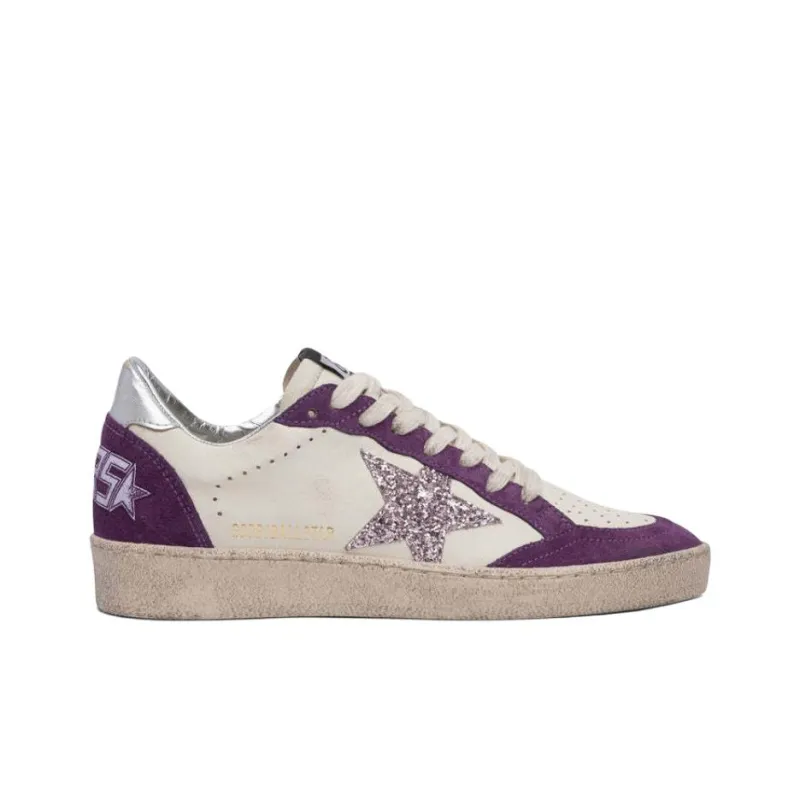 Golden Goose Low Top Skateboard Shoes Women's Purple-1