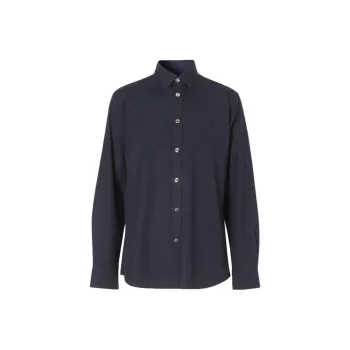 Burberry Shirts Men Marine Blue