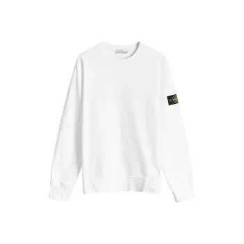 STONE ISLAND Logo Patch Crewneck Sweatshirt
