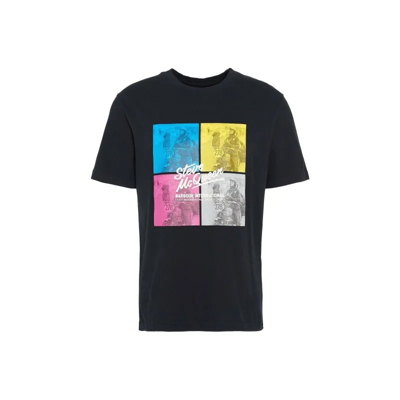 BARBOUR International Graphic Printed T Shirt-0