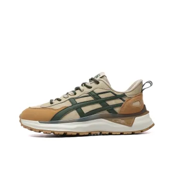 CEDAR HAN Cushioned Slip Resistant Coverage Low Top Training Shoes Men's Apricot Green