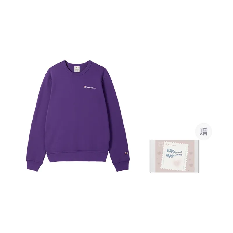 Champion FW24 Script Shop Sweatshirt Europe Version Unisex-2