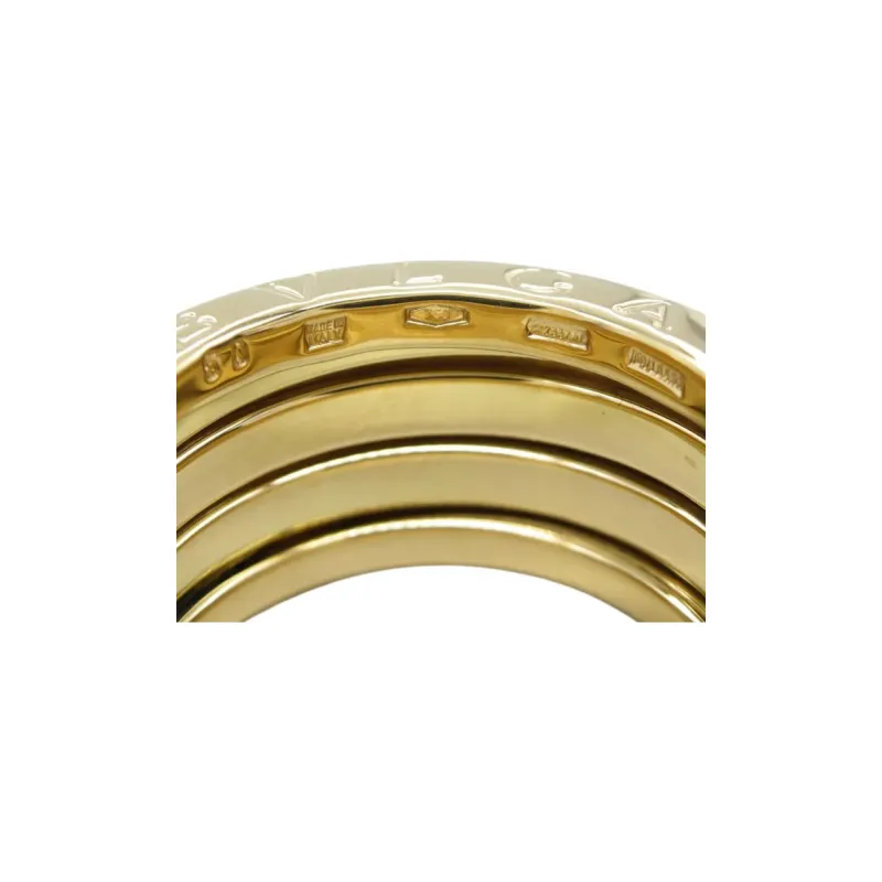 BVLGARI 2010s 18K Yellow Gold B.zero1 Ring-2