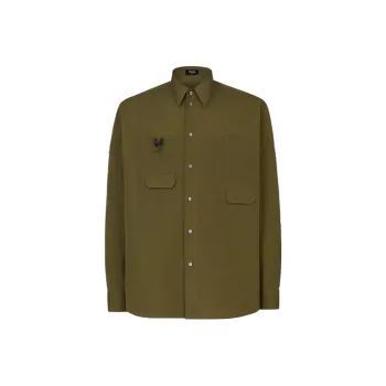 FENDI Shirts Men Green