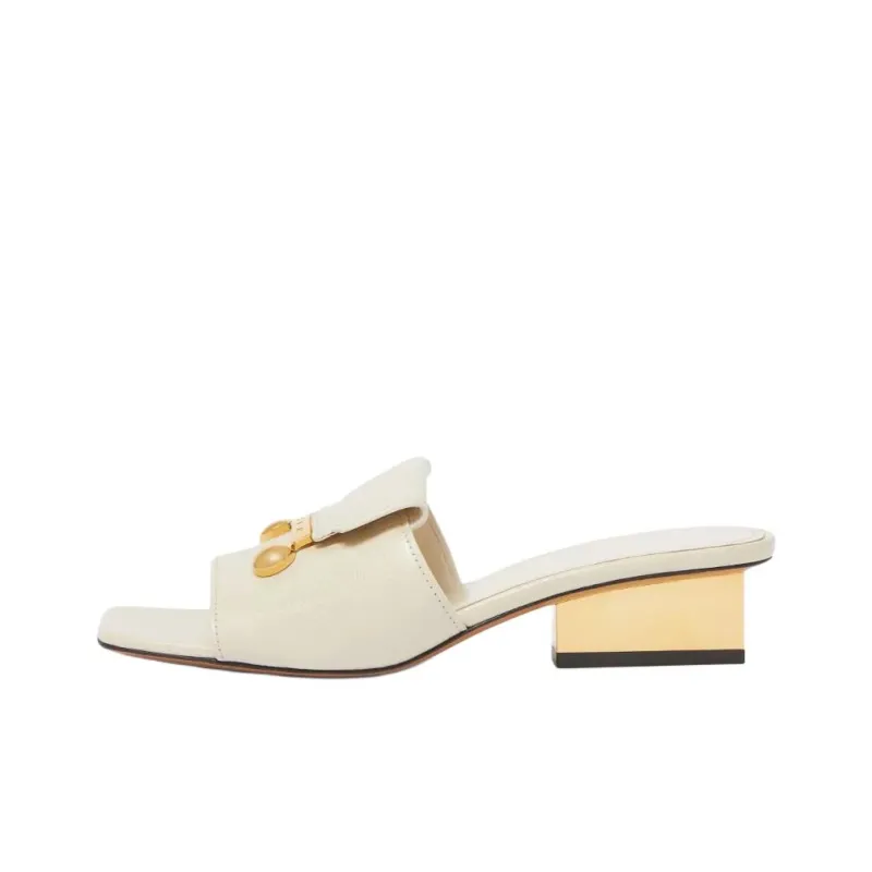 MARNI Slide Slippers Women's Beige-0