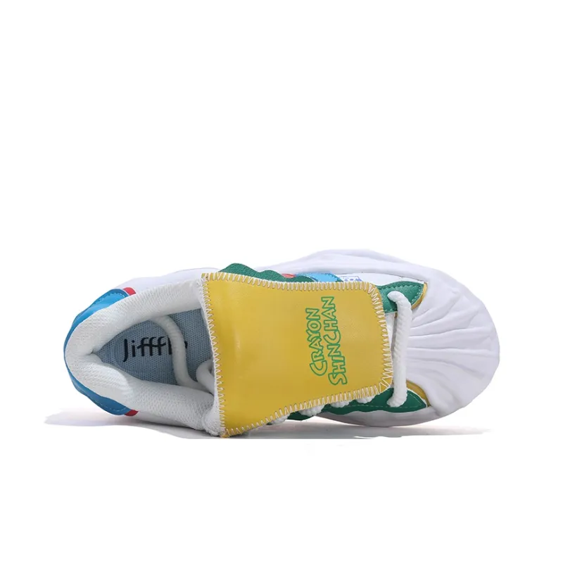 SHINCHAN x Jifffly Coverage Slip Resistant And Abrasion Resistant Low Top Skateboard Shoes Women's-10