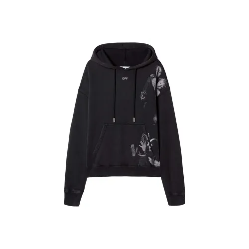 OFF WHITE Blurred Mary Skate Hoodie