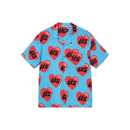 Stussy X Cactus Plant Flea Market Heart Short Sleeve Shirt