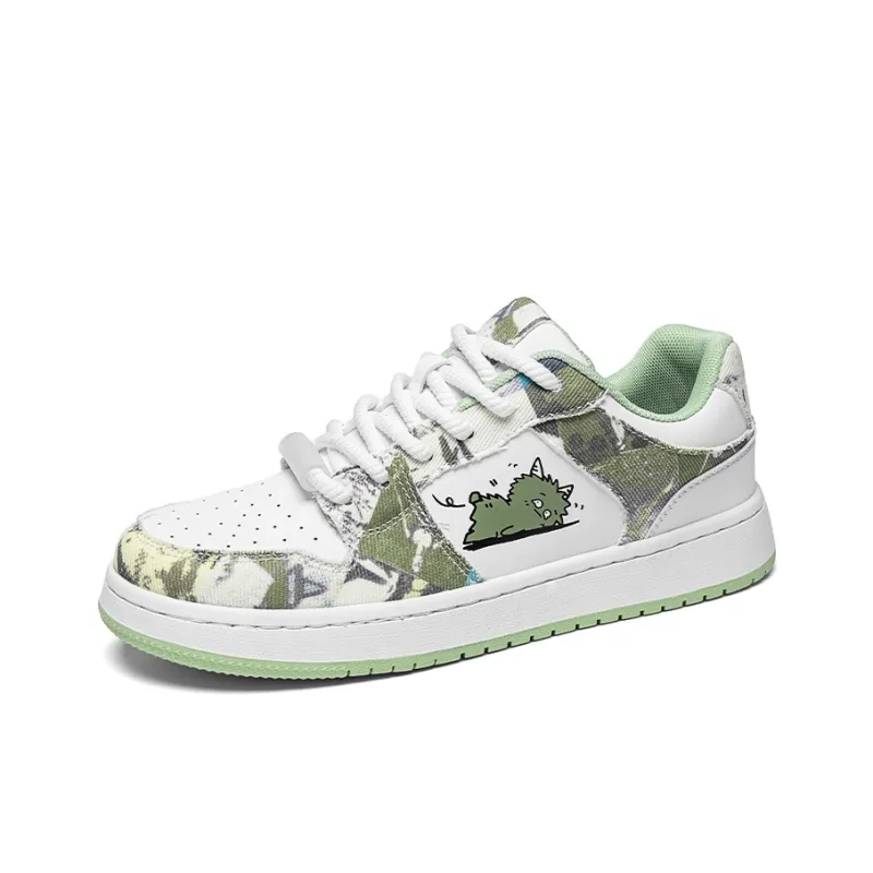 Seattle Palm Anti Slip Wear Resistant Low Top Skateboard Shoes Men's-1