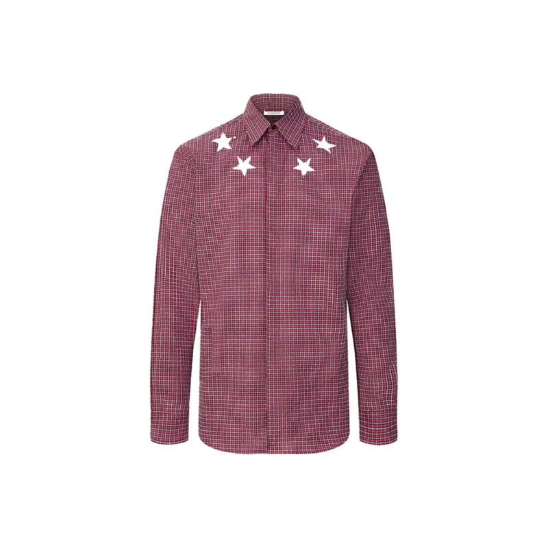 Givenchy Shirts Men Plaid-0